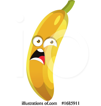 Royalty-Free (RF) Banana Clipart Illustration by Morphart Creations - Stock Sample #1685911