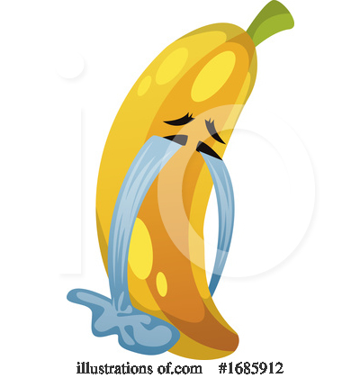 Royalty-Free (RF) Banana Clipart Illustration by Morphart Creations - Stock Sample #1685912
