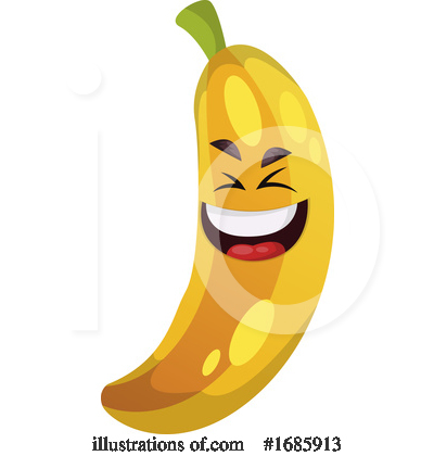 Royalty-Free (RF) Banana Clipart Illustration by Morphart Creations - Stock Sample #1685913