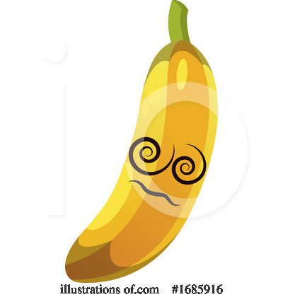Royalty-Free (RF) Banana Clipart Illustration by Morphart Creations - Stock Sample #1685916