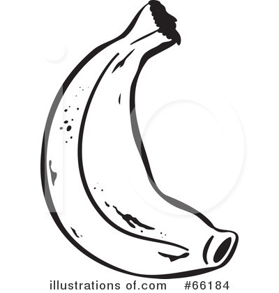 Royalty-Free (RF) Banana Clipart Illustration by Prawny - Stock Sample #66184