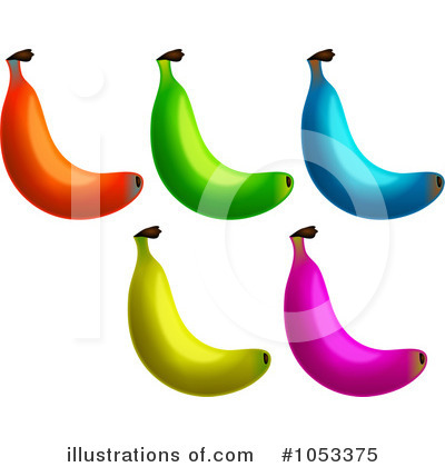 Royalty-Free (RF) Bananas Clipart Illustration by Prawny - Stock Sample #1053375