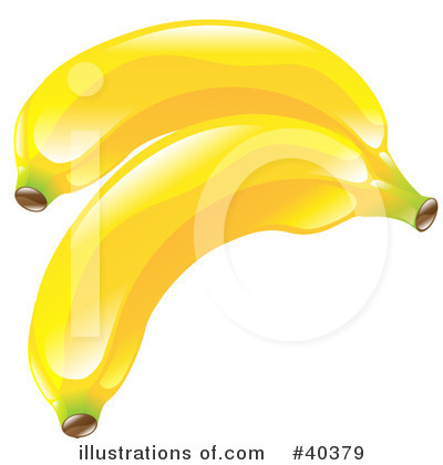 Royalty-Free (RF) Bananas Clipart Illustration by AtStockIllustration - Stock Sample #40379