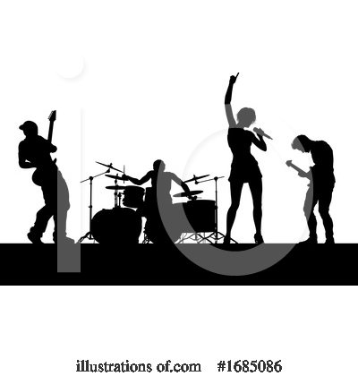 Royalty-Free (RF) Band Clipart Illustration by AtStockIllustration - Stock Sample #1685086