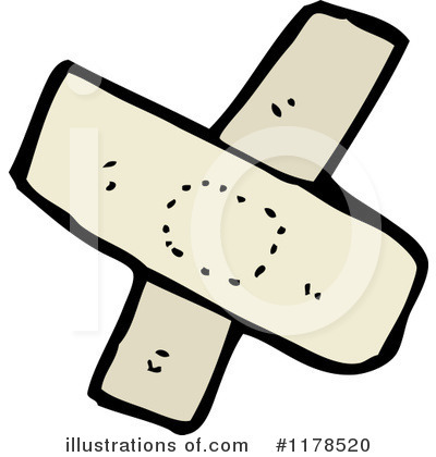 Royalty-Free (RF) Bandage Clipart Illustration by lineartestpilot - Stock Sample #1178520