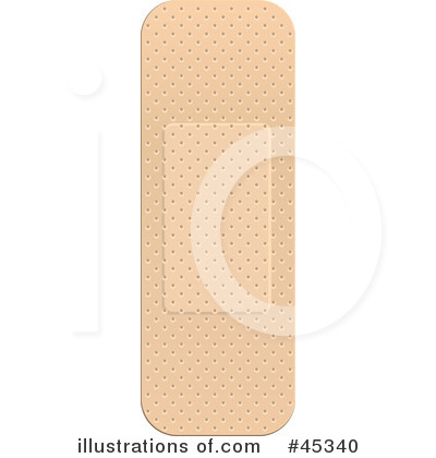 Royalty-Free (RF) Bandage Clipart Illustration by Oligo - Stock Sample #45340