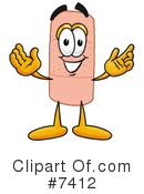 Bandaid Clipart #7412 by Mascot Junction