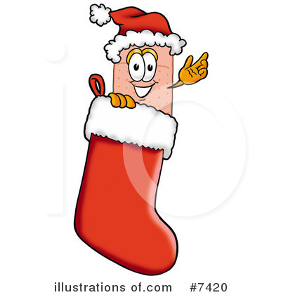Royalty-Free (RF) Bandaid Clipart Illustration by Mascot Junction - Stock Sample #7420