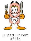 Bandaid Clipart #7434 by Mascot Junction