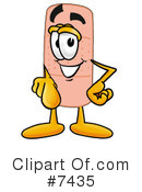 Bandaid Clipart #7435 by Toons4Biz