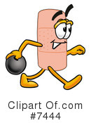 Bandaid Clipart #7444 by Mascot Junction