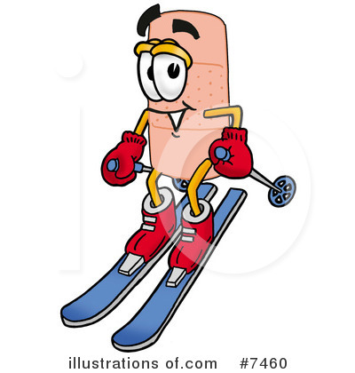 Royalty-Free (RF) Bandaid Clipart Illustration by Mascot Junction - Stock Sample #7460