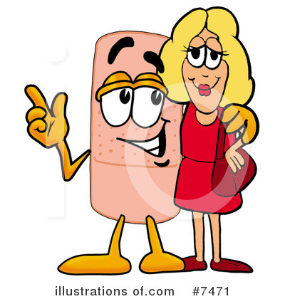 Bandaid Clipart #7471 by Toons4Biz