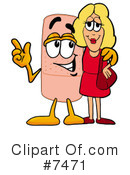 Bandaid Clipart #7471 by Mascot Junction