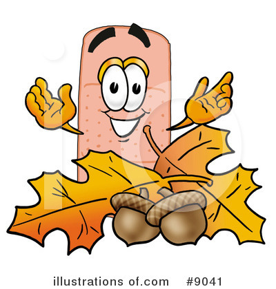 Royalty-Free (RF) Bandaid Clipart Illustration by Mascot Junction - Stock Sample #9041