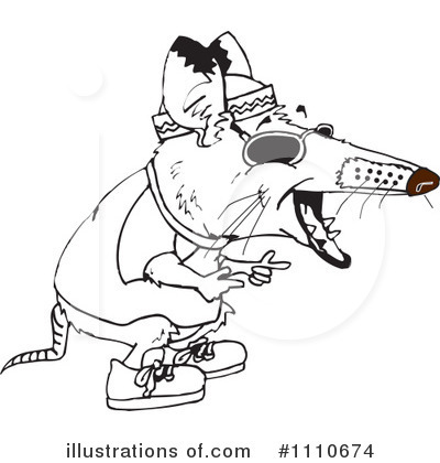 Royalty-Free (RF) Bandicoot Clipart Illustration by Dennis Holmes Designs - Stock Sample #1110674