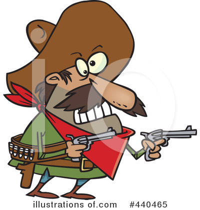 Royalty-Free (RF) Bandito Clipart Illustration by toonaday - Stock Sample #440465