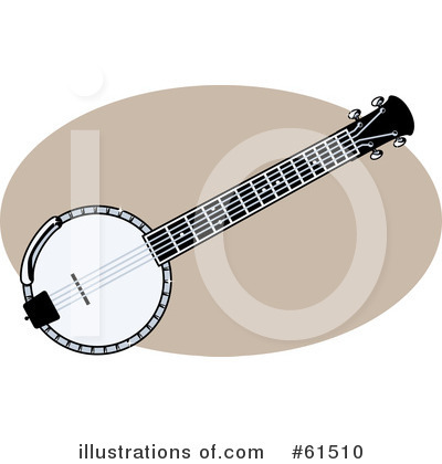 Royalty-Free (RF) Banjo Clipart Illustration by r formidable - Stock Sample #61510