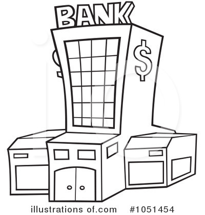 Royalty-Free (RF) Bank Clipart Illustration by dero - Stock Sample #1051454