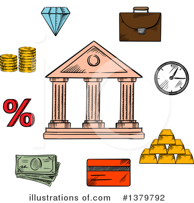 Royalty-Free (RF) Banking Clipart Illustration by Vector Tradition SM - Stock Sample #1379792