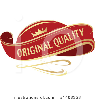 Royalty-Free (RF) Banner Clipart Illustration by dero - Stock Sample #1408353