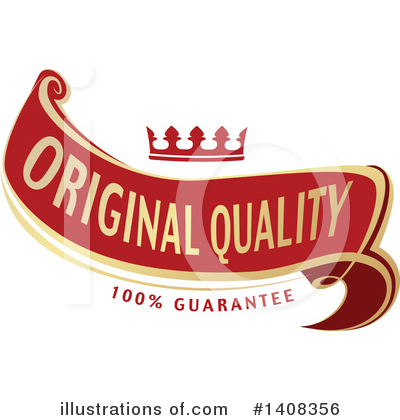 Royalty-Free (RF) Banner Clipart Illustration by dero - Stock Sample #1408356