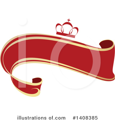 Royalty-Free (RF) Banner Clipart Illustration by dero - Stock Sample #1408385