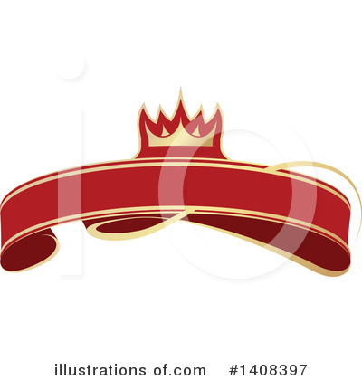 Royalty-Free (RF) Banner Clipart Illustration by dero - Stock Sample #1408397
