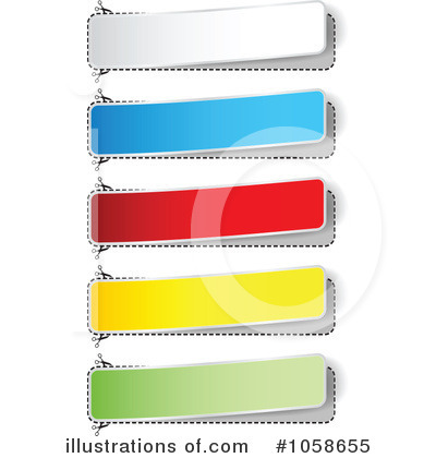 Royalty-Free (RF) Banners Clipart Illustration by Andrei Marincas - Stock Sample #1058655