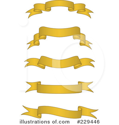 Royalty-Free (RF) Banners Clipart Illustration by BestVector - Stock Sample #229446