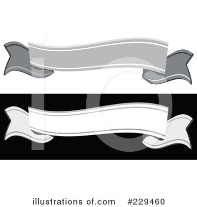 Royalty-Free (RF) Banners Clipart Illustration by BestVector - Stock Sample #229460