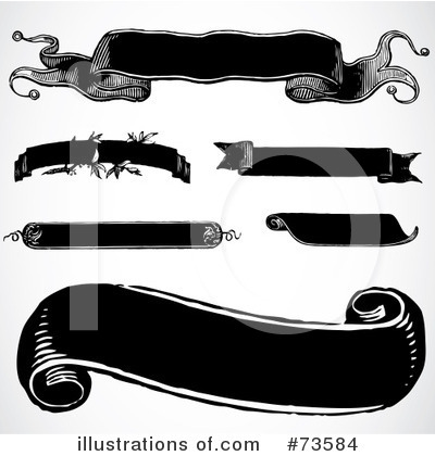 Royalty-Free (RF) Banners Clipart Illustration by BestVector - Stock Sample #73584