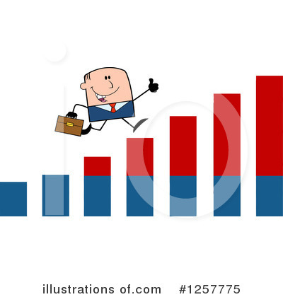 Royalty-Free (RF) Bar Graph Clipart Illustration by Hit Toon - Stock Sample #1257775
