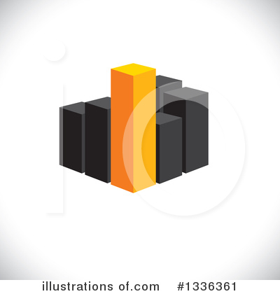 Royalty-Free (RF) Bar Graph Clipart Illustration by ColorMagic - Stock Sample #1336361