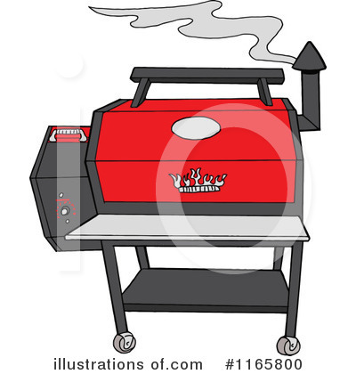 Royalty-Free (RF) Barbecue Clipart Illustration by LaffToon - Stock Sample #1165800