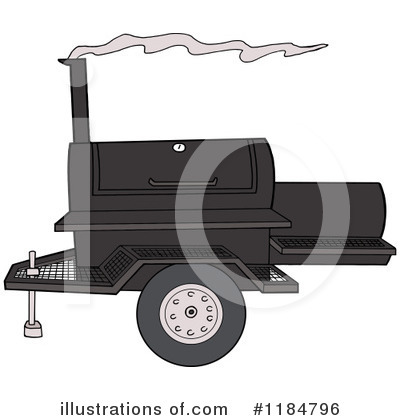 Royalty-Free (RF) Barbecue Clipart Illustration by LaffToon - Stock Sample #1184796