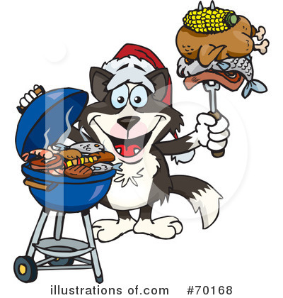 Barbecue Clipart #70168 by Dennis Holmes Designs