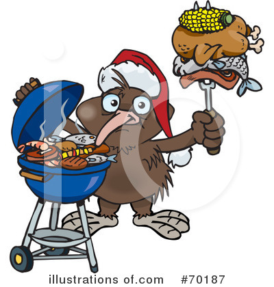 Royalty-Free (RF) Barbecue Clipart Illustration by Dennis Holmes Designs - Stock Sample #70187