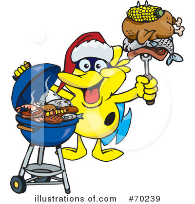 Royalty-Free (RF) Barbecue Clipart Illustration by Dennis Holmes Designs - Stock Sample #70239