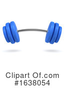 Barbell Clipart #1638054 by Steve Young