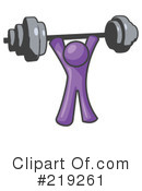 Barbell Clipart #219261 by Leo Blanchette