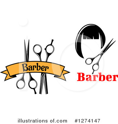 Royalty-Free (RF) Barber Clipart Illustration by Vector Tradition SM - Stock Sample #1274147