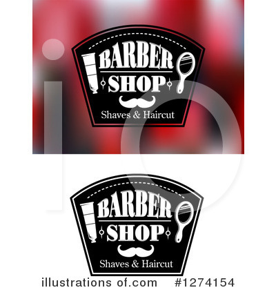 Royalty-Free (RF) Barber Clipart Illustration by Vector Tradition SM - Stock Sample #1274154