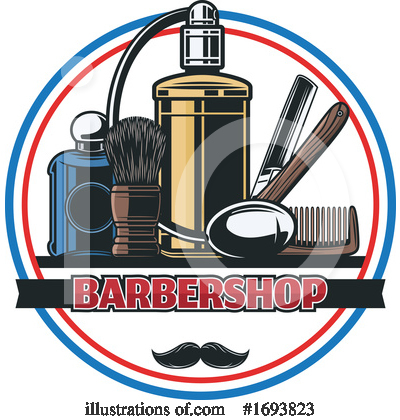 Royalty-Free (RF) Barber Clipart Illustration by Vector Tradition SM - Stock Sample #1693823