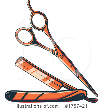 Barber Clipart #1757421 by Vector Tradition SM