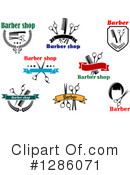 Barber Shop Clipart #1286071 by Vector Tradition SM