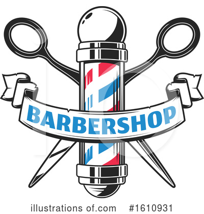Royalty-Free (RF) Barber Shop Clipart Illustration by Vector Tradition SM - Stock Sample #1610931