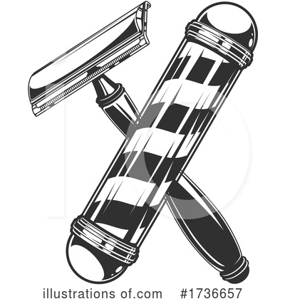 Barber Clipart #1736657 by Vector Tradition SM