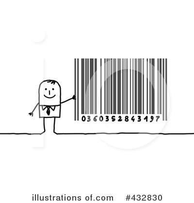 Royalty-Free (RF) Barcode Clipart Illustration by NL shop - Stock Sample #432830