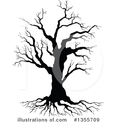 Bare Tree Clipart #1355709 by Vector Tradition SM